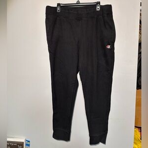 Champion Men’s Black Jogger Sweatpants Size XL